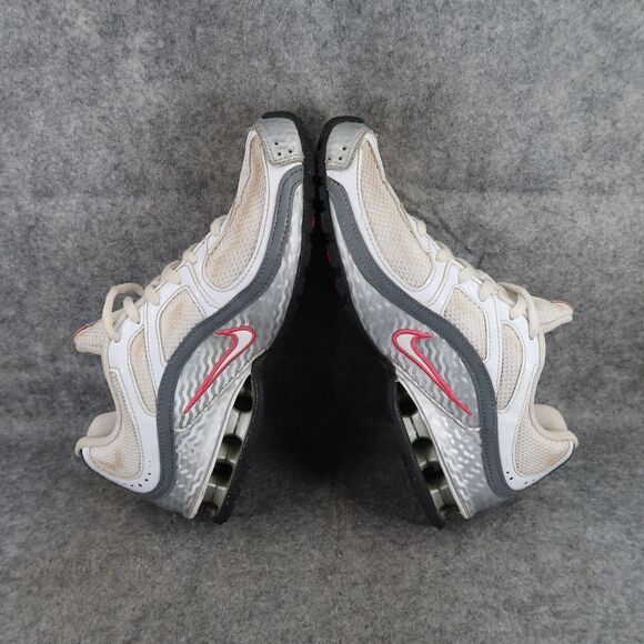 Nike Shoes Womens 8 Athletic Trainers Reax Run 5 Sport Active Comfort White Grey - Picture 9 of 14